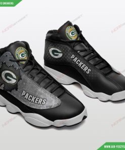 Custom Green Bay Packers Football Air JD13 Custom Sneakers