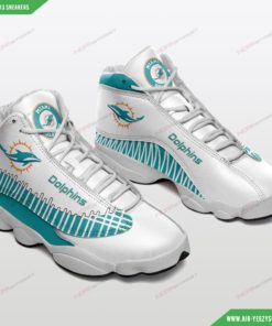 Custom Miami Dolphins Air Jordan 13 Sneakers 8