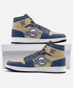 Custom Milwaukee Brewers Air Jordan Sneakers - Custom Shoes