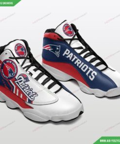 Custom New England Patriots Air JD13 Shoes 9