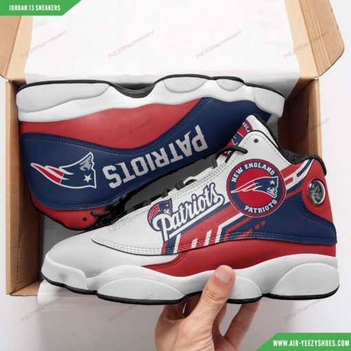 Custom New England Patriots Air JD13 Shoes 9