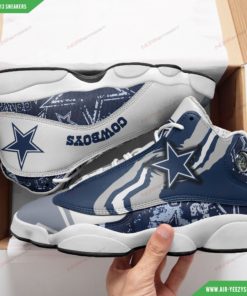 Dallas Cowboys Air JD13 Shoes 54
