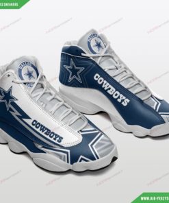 Dallas Cowboys Air JD13 Sneakers 5
