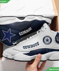 Dallas Cowboys Air JD13 Sneakers 56