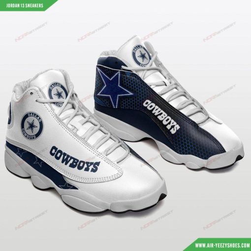 Dallas Cowboys Air JD13 Sneakers 56