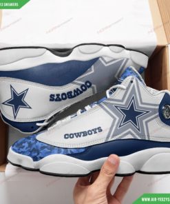 Dallas Cowboys Air Jordan 13 Custom Sneakers 76
