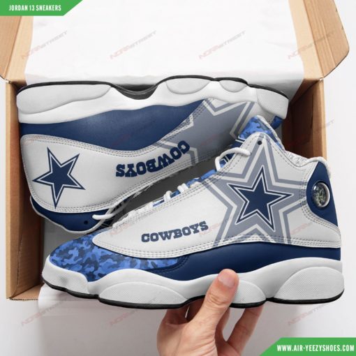 Dallas Cowboys Air Jordan 13 Custom Sneakers 76