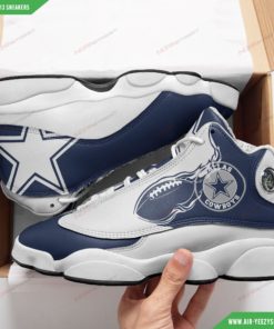 Dallas Cowboys Air Jordan 13 Sneakers 47