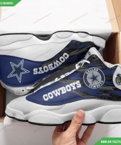 Dallas Cowboys Air Jordan 13 Sneakers 9