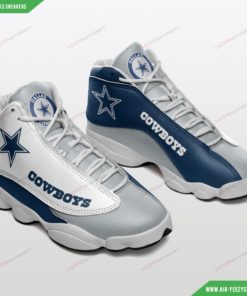 Dallas Cowboys Football Air JD13 Custom Shoes