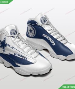 Dallas Cowboys Football Air Jordan 13 Sneakers 55