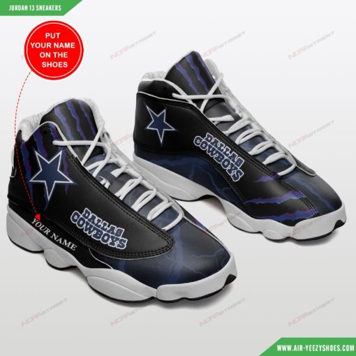 Dallas Cowboys Football Personalized Air JD13 Custom Shoes