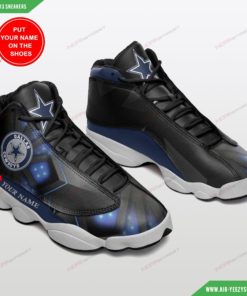 Dallas Cowboys Football Personalized Air JD13 Sneakers