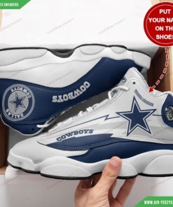 Dallas Cowboys Personalized Air JD13 Custom Sneakers