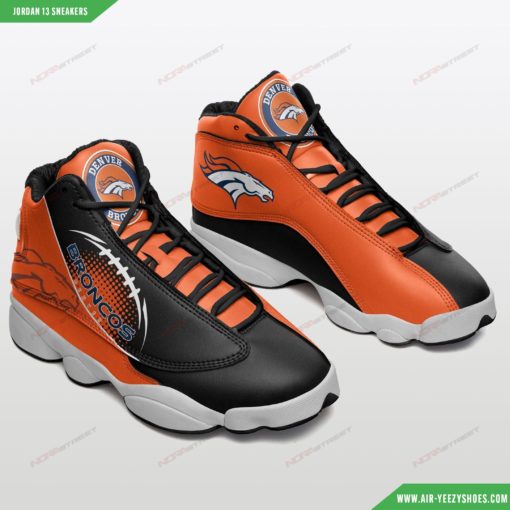 Denver Broncos Air JD13 Custom Sneakers 2