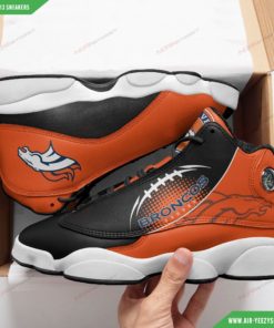 Denver Broncos Air JD13 Custom Sneakers 2