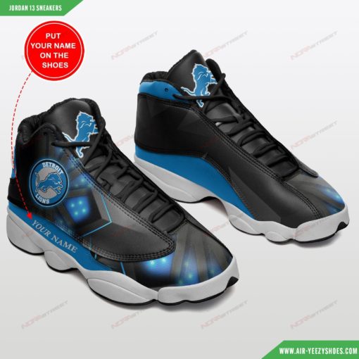 Detroit Lions Personalized Air JD13 Sneakers