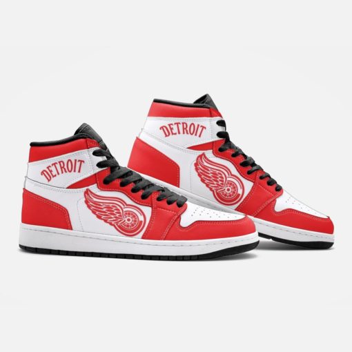 Detroit Red Wings Hockey Team Jordan Sneakers - Custom Shoes