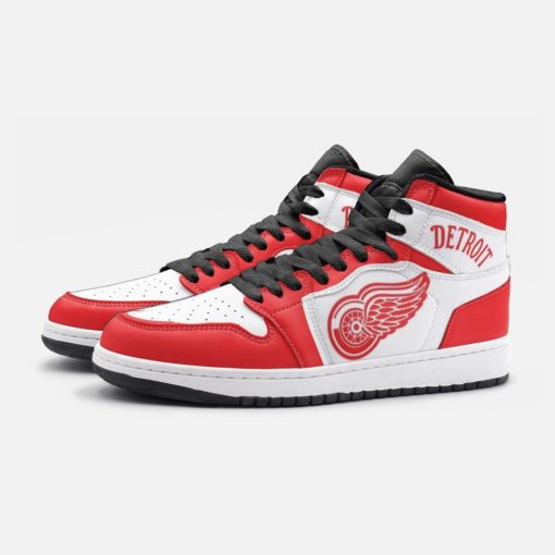 Detroit Red Wings Hockey Team Jordan Sneakers – Custom Shoes