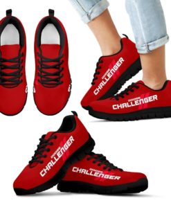 Dodge Challenger Breathable Running Shoes Red