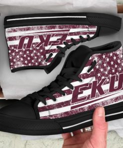 Eastern Kentucky Colonels Canvas High Top Shoes