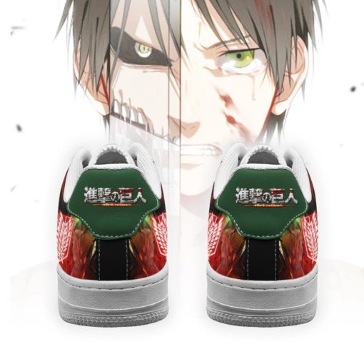 Eren Yeager Attack On Titan Sneakers AOT Anime