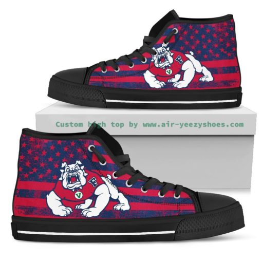 Fresno State Bulldogs High Top Shoes