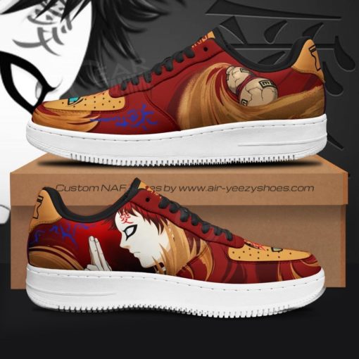 Gaara Sneaker Naruto Anime Custom Shoes Jutsu