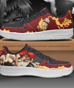 Gaara Sneakers Naruto Air Force Shoes C
