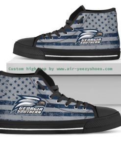 Georgia Southern Eagles Canvas High Top Shoes