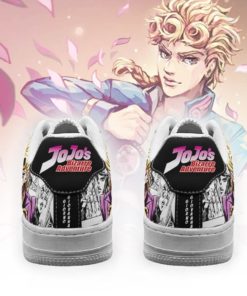 Giorno Giovanna Sneakers Manga Style JoJo's Air Force Shoes