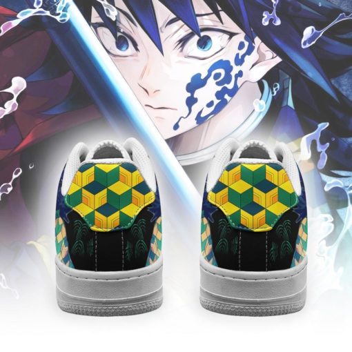 Giyu Sneakers Custom Demon Slayer Air Force Shoes