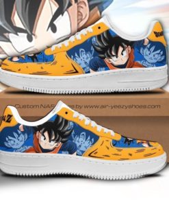 Goten Sneakers Custom Dragon Ball Air Force Shoes