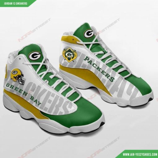 Green Bay Packers Air JD13 Sneakers77