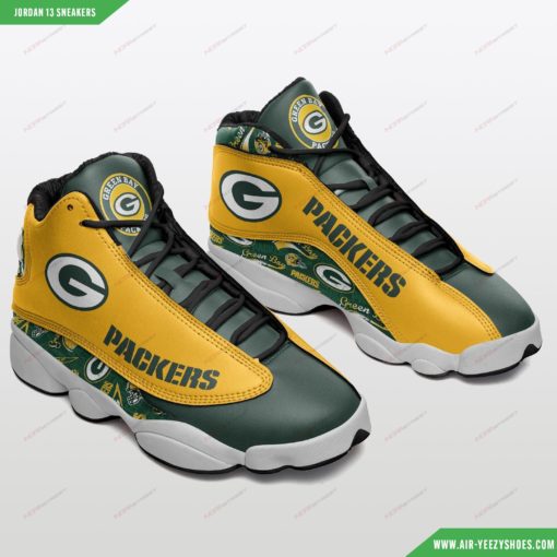 Green Bay Packers Air Jordan 13 Shoes 9