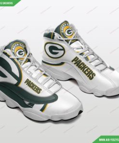 Green Bay Packers Football Air JD13 Sneakers 6