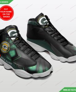 Green Bay Packers Personalized Air JD13 Sneakers