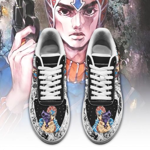 Guido Mista Sneakers Manga Style JoJo’s Air Force Shoes