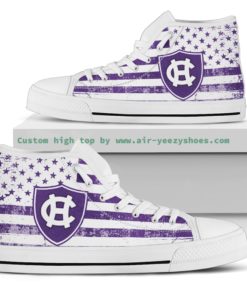 Holy Cross Crusaders Canvas High Top Shoes
