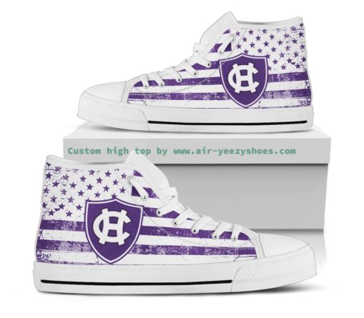 Holy Cross Crusaders Canvas High Top Shoes
