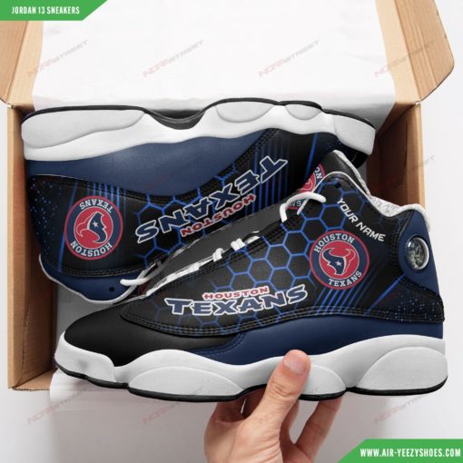 Houston Texans Football Personalized Air JD13 Sneakers