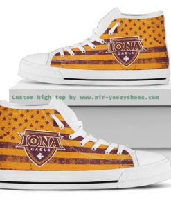 Iona College Gaels Canvas High Top Shoes