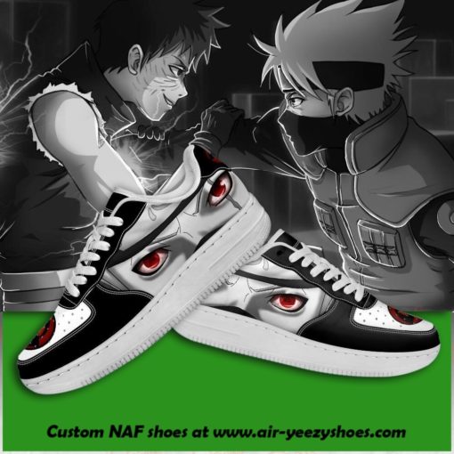 Kakashi and Obito Air For Sneakers Eyes Naruto Air Force Shoes