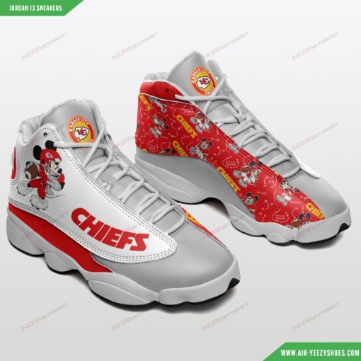 Kansas City Chiefs Football Air JD13 Sneakers 6