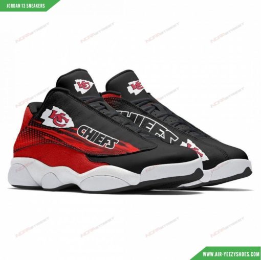 Kansas City Chiefs Football Air Jordan 13 Sneakers 3