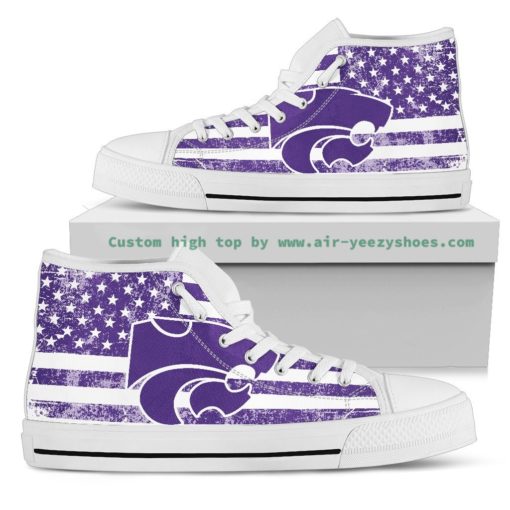 Kansas State Wildcats Canvas High Top Shoes