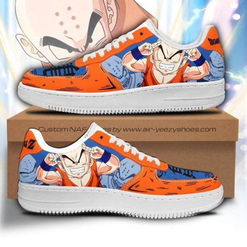 Krillin Sneakers Custom Dragon Ball Air Force Shoes