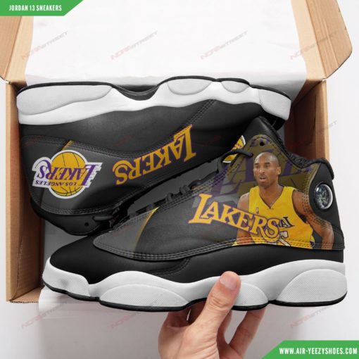 Los Angeles Lakers Air JD13 Custom Sneakers 2