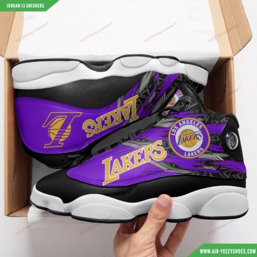 Los Angeles Lakers Air JD13 Custom Sneakers 9