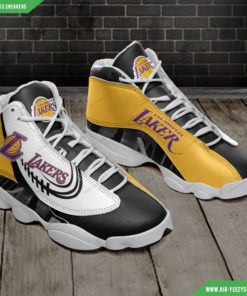 Los Angeles Lakers Air Jordan 13 Shoes 3